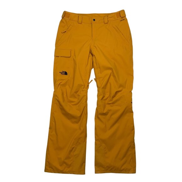 The North Face Womens Freedom Insulated Pant L Timber Tan Snow Pants Snowboard - Picture 1 of 12